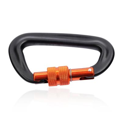 China Hook Thing Stylish Factory Custom Heavy Duty Cold-Stamping Aluminum Carabiner Clips Sport Outdoor Tools Carabiner Hook for sale