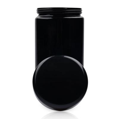 China 250ml Viable Black Dark Glass Jar Luxury Ultraviolet Storage Smell Proof Container With Thermometer Lid For Seasoning for sale