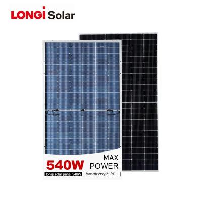 China Longi 182mm Monofacial Monocrystaline Silicon Monocrystaline Solar Modules LR5-72HPH 535W 540W 545W 550W Solar PV Solar Panels for sale