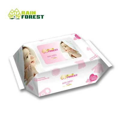 China Tender Newborn Skin Care Water Biodegradable Pure Organic Baby Cloths Wet Pouch for sale