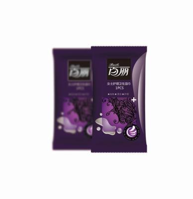 China Feminine Skincare Wet Wipes With Natural Ingredients Period Period Wipes for sale