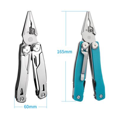 China 2022 Hot Selling MULTI FUNCTIONAL Survival 13 In 1 Functions Stainless Steel Portable Multitool With ABS Handle for sale