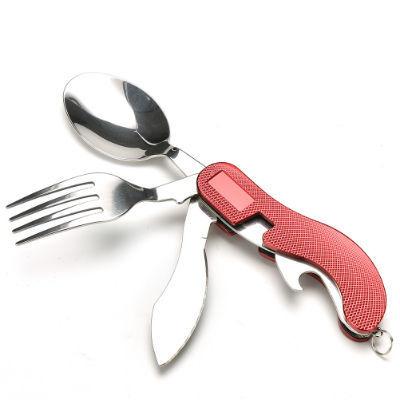 China Hot Customized Outdoor Camping 420 Non-variable Stainless Steel Most Competitive Price Cutlery Set Stainless Steel for sale