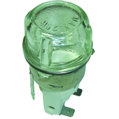 China Commercial E14 110V 220-240V High Temperature Resistance 15W Or 25W Ceramic Oven Lamp Holder With Or Without Bulb for sale