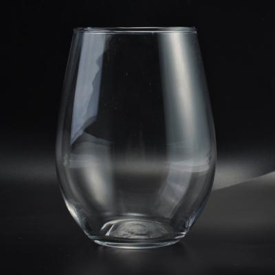 中国 Stemlessワイン水ガラスのタンブラー、ロゴの美しい飲むガラス 販売のため