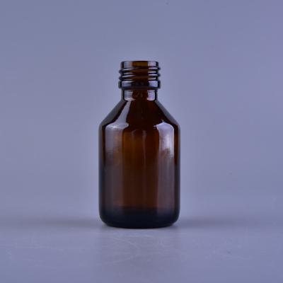 China USA Made empty liquid medicine bottles , Amber liquid prescription bottles Oval for sale