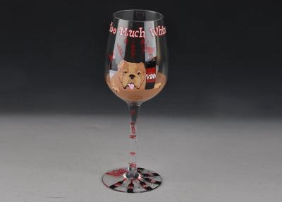 Chine Verres de vin peints à la main de haut stemware durable pour la partie/à la maison en cristal à vendre