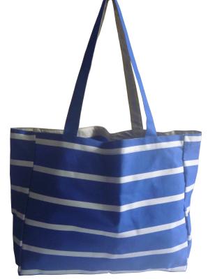 China polyester stripe shopping bag for sale