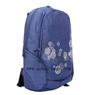 China Fashion Blue Nylon laptop computer backpack bag for travel (MH-2052) for sale