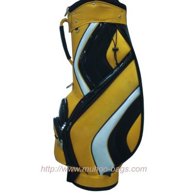 China Top Quality Orange Sports Travel Golf Stand Bag for sale