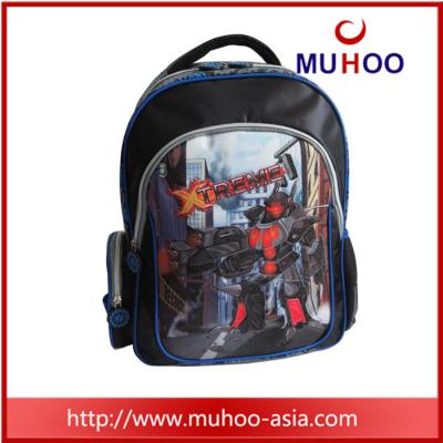 China Black Fashion Cartoon Backpacks School backpack School Bag for Kids for sale