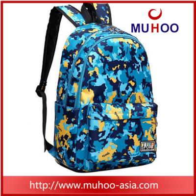 China Wholesale waterproof camou sports luggage backpacks school bag for Junior for sale