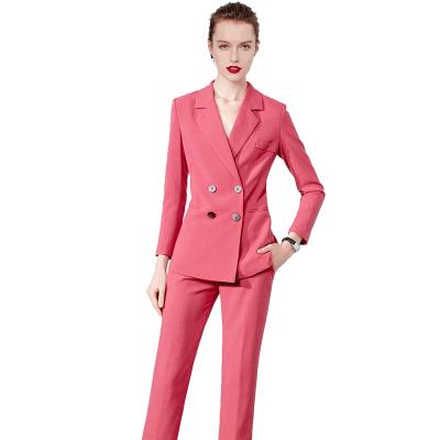 China Other Elegant Summer Woman Suit Design Formal Wear Office Lady Uniform for sale