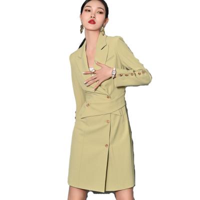 China High Quality Washable Lady Office Career Dress Latest Business Woman One Piece Dress From China for sale