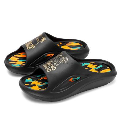 China Eva Soft Sole Slippers Beach Fashion Trend Summer Non-slip Shoes Casual Men's Indoor Shower Single Thick Wholesale Unisex Ladies for sale