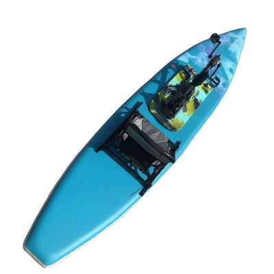 China river & lake & Sea SUP Inflatable Paddle Board With Pedal Drive Inflatable Fishing Boat for sale