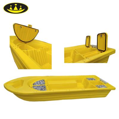 China Two-layer LLDPE plastic boat good for entertainment and fishing for sale