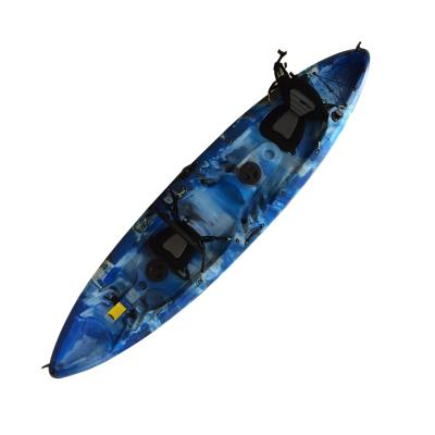 China Fisher 3 Person Relaxing Cheaper Plastic Kayak For Wholesale for sale