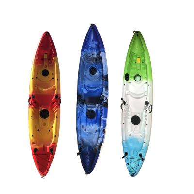 China Relaxing Cheapest Triple Kayak 3 Person Rowboat Fishing Kayak Boat Price for sale