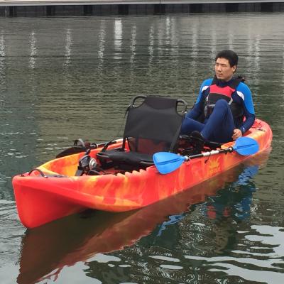 China LLDPE Pedal Drive Kayak Two Person Double Sit On Top Kayak for sale