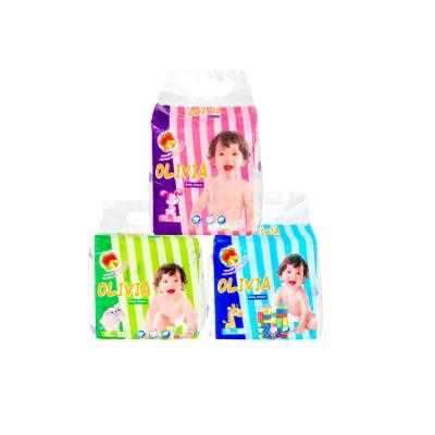 China Pulp Material Cotton News Baby Diaper Printed Disposable Diaper for sale