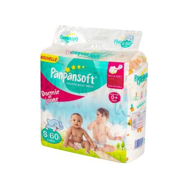 China Free Samples Printed Baby USA Hot Selling Organic Absorbent Diaper for sale