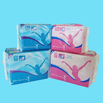 China Japan Promotion Breathable Cotton Disposable High Absorbent Pure Anion Sanitary Pads for sale