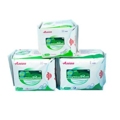 China China Manufacture Breathable Cotton Private Label Grade Lady Anion Sanitary Napkin for sale