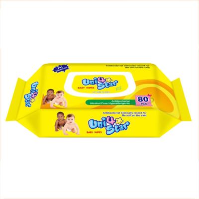 China Disposable OEM service SKIN CARE baby wet tissue organic pure pure spunlace wet tissue for sale