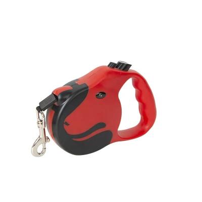 China Custom Dog Leash Good Quality Nylon Pet Lights Adjustable Automatic Retractable Dog Leash for sale