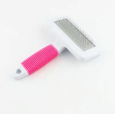 China Viable Factory Direct Double Sided Bathing Massage Brush Dog Pet Hair Removal Brush for sale