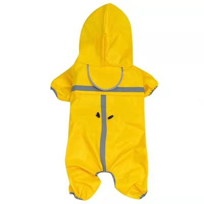 China High Quality Sustainable Quadruped Full Body Raincoat Waterproof Clothes Waterproof Pets Raincoats for sale