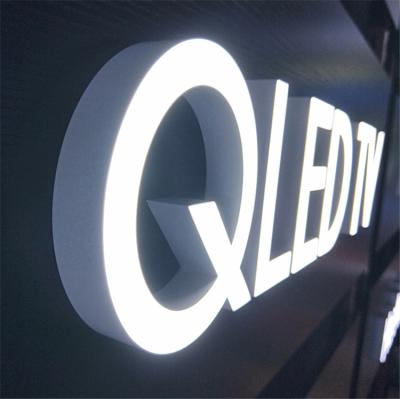 China Custom Molded ABS 2022 Neo QLED 8K Anti-UV Material Led Letter Sign For Mobile Shop for sale