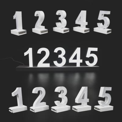 China ABCMIX Retail Store Patented Magnetic LED Alphabets, DIY LED Letter for Christmas Decor with CE, and ROHS - Digital Numbers for sale