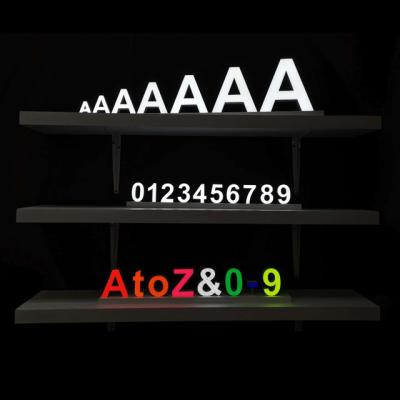 China ABCMIX Retail Store Magnet LED Letter Sign, Free DIY LED Alphabets Signage for sale