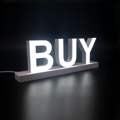 China Retail store abcmix magnet led alphabets DIY led signage for business and commercial use for sale