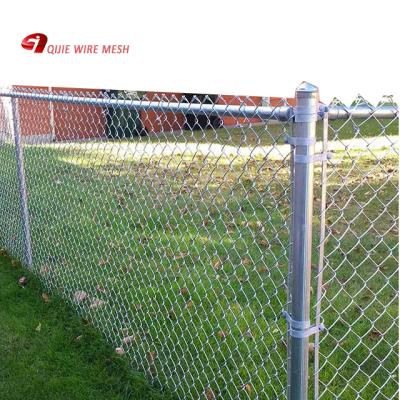 China Hot Dipped Galvanized Fence Mesh 4mm Diameter Chain Link Fence Privacy System For Airport Fence for sale