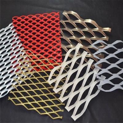 China Perforated Honeycomb Flattened Weight 11.15kg/M2 Expanded Metal Mesh 4x8 for sale