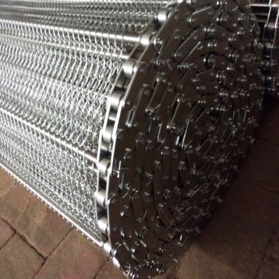 China Conveyor Chain Food Grade 304 Stainless Steel Conveyor Belt Heat Resistant Wire Mesh Belt For Food Drying for sale