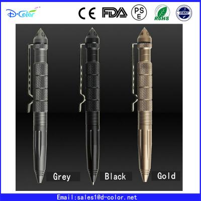 China Dcolor Self Defense Pen Tungsten Tacical Pen Personal Steel Military Defense Tools for sale