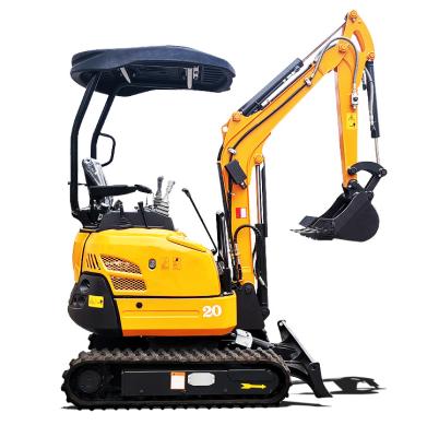 China Construction material stores exported HC-20 2ton mini excavator cheap price to USA/Canada EPA/euro V certification mini excavator for sale for sale