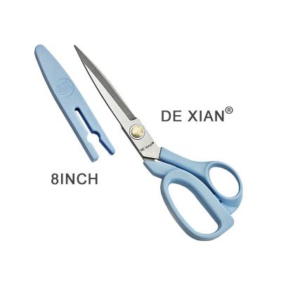 China Household/Commercial DEXIAN 8inch Tailor Scissors with Sheath Stainless Steel Blade Tailoring Scissors for sale