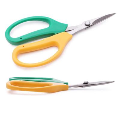 China Anti-Slip Spring Handle Garden Scissors Aluminum Bypass Shears for sale