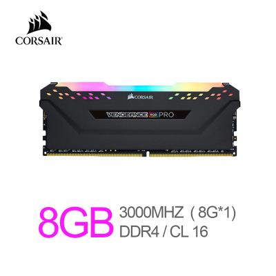 China Corsair Revenge RGB Pro DDR4 3000 (PC4-24000) C16 Desktop Memory 8GB (1x8GB) Black for sale