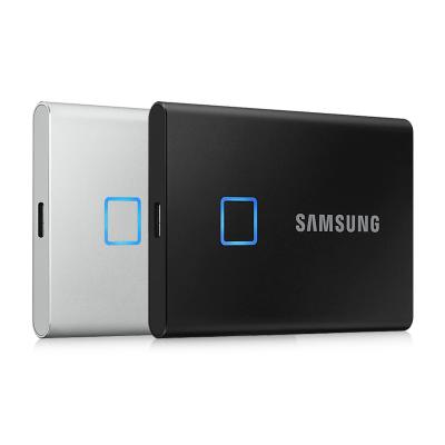 China Samsung T7 SSD Touch SSD 500GB 1TB 2TB Fingerprint Recognition Unlock Portable USB3.1 Interface Type-C Solid State Drive For Laptop for sale