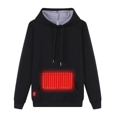 China USB Heated Charger Portable SNOWWOLF2019 Heated Hoodie Unisex USB 5V/2V Pullover Custom Hoodie Printing Winter Sports Sweater Wholesale for sale