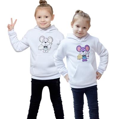 China QUICK DRY Color Changing Sweatshirt Hoodies Cartoon Cotton Fleece Kids Sweater Unisex Outdoor Color Changing Sweatshirt for sale