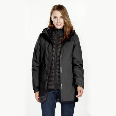 China Anti Shrink Battery Electric Winter Coats Waterproof Outdoor Winter Jacket Woman for sale