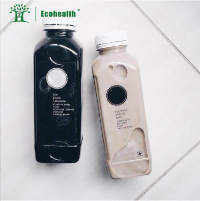 China Beverage Drinking Bottles Beverage PLA Bottle 350ml Healthy And Eco-friendly Cold Pressed Juice Biodegradable Recycle Material PLA for sale