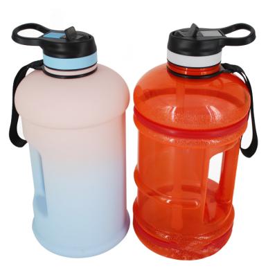 China 2.2 Liter Logo Leak Proof Bpa Proof Custom Viable Half Gallon Free Fitness Plastic Sports Water Bottle for sale